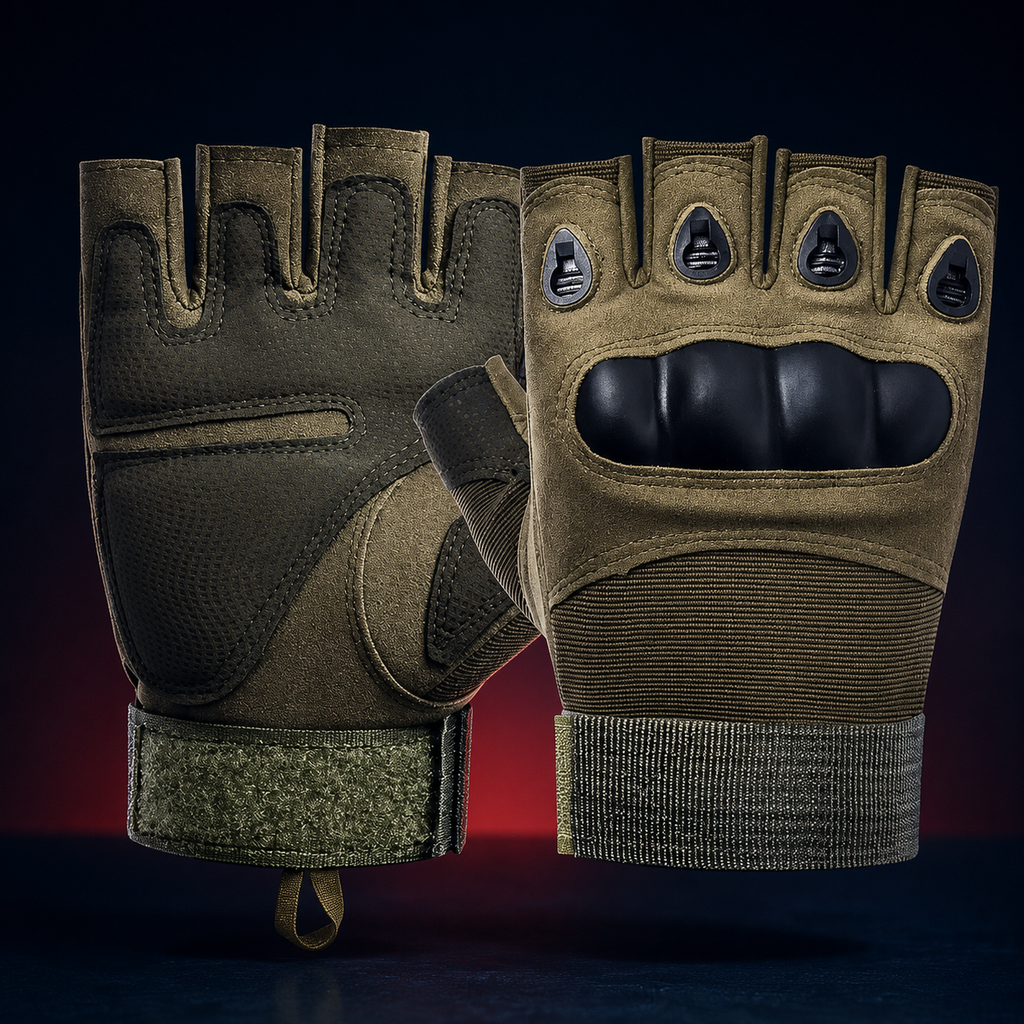 Tactical Hard-Shell Gloves, Shooting, Airsoft & Outdoor