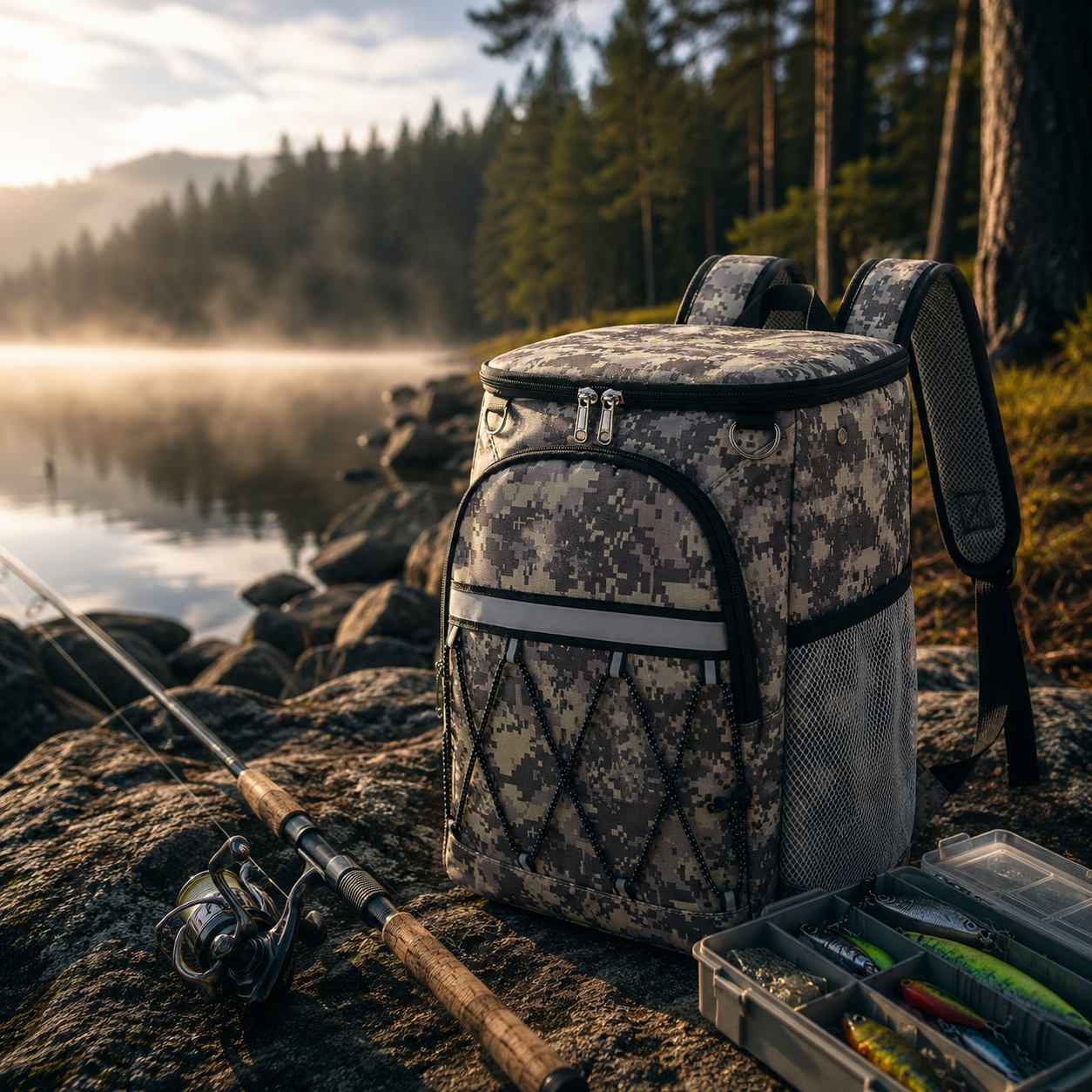 26-Can Insulated Cooler Backpack, Leakproof & Waterproof