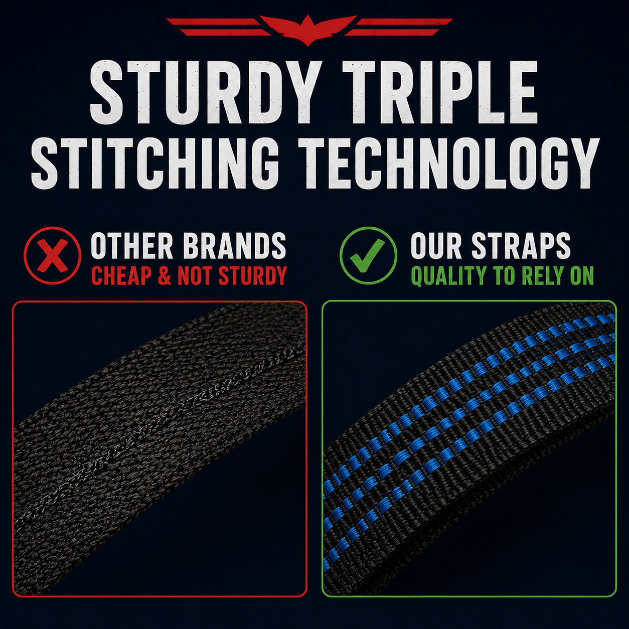 Heavy-Duty Hammock Tree Straps, 2000 lbs, 20 ft Set