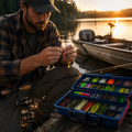 PLUSINNO 211-Piece Fishing Lures Kit with Tackle Box